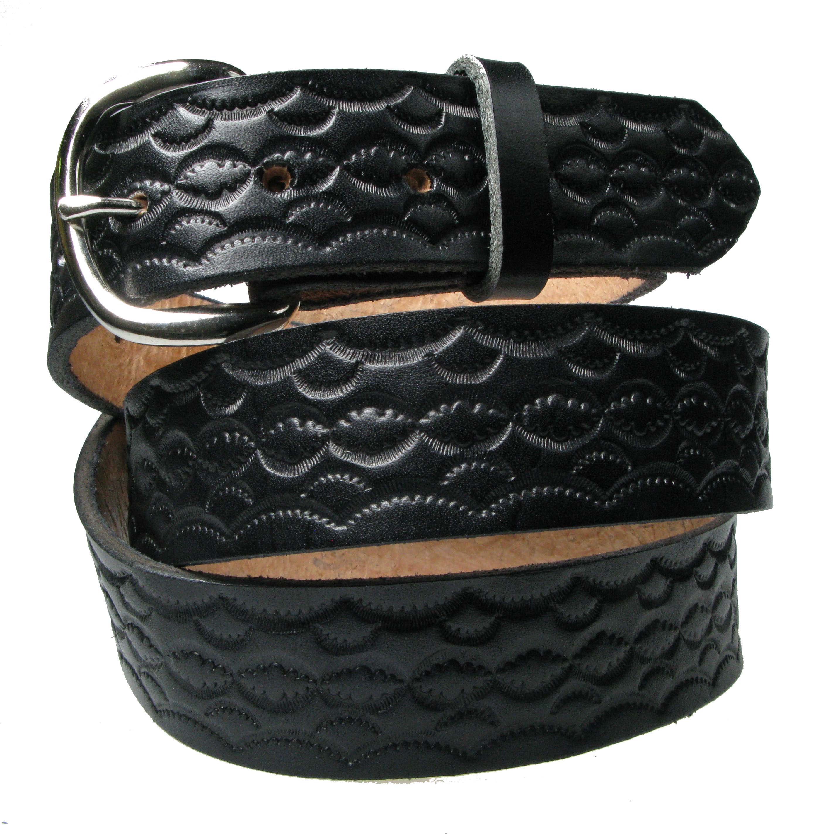 Ary Embossed Everyday Leather Belt